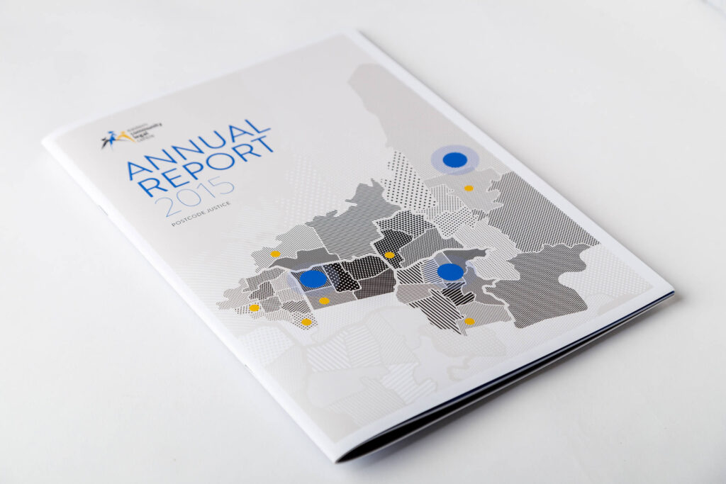 Annual Report design by Melbourne graphic design studio Christie Davis Design