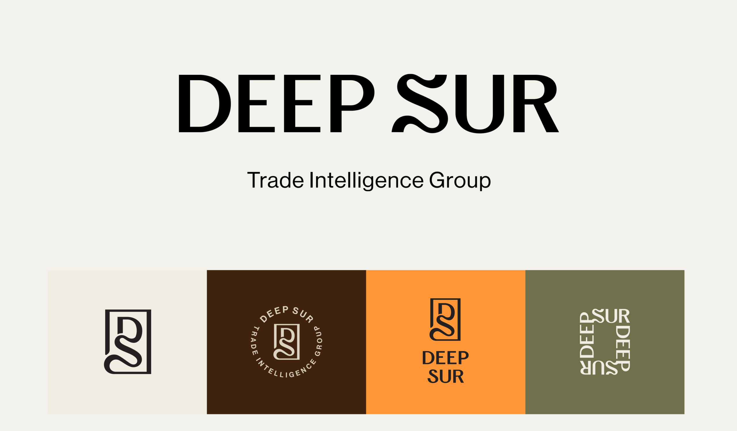 Brand design for Trade and Logistics company Deep Sur