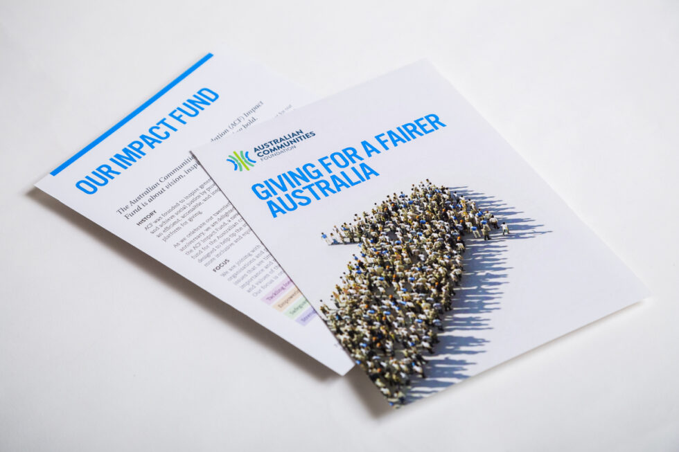 Australian Communities Foundation — Branding Christie Davis Design