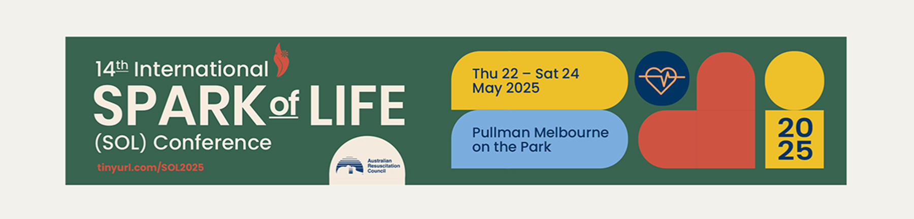 Conference design – RACS Spark of Life – signature.