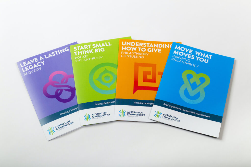 Graphic design for print by Australian graphic designers in Melbourne - ACF