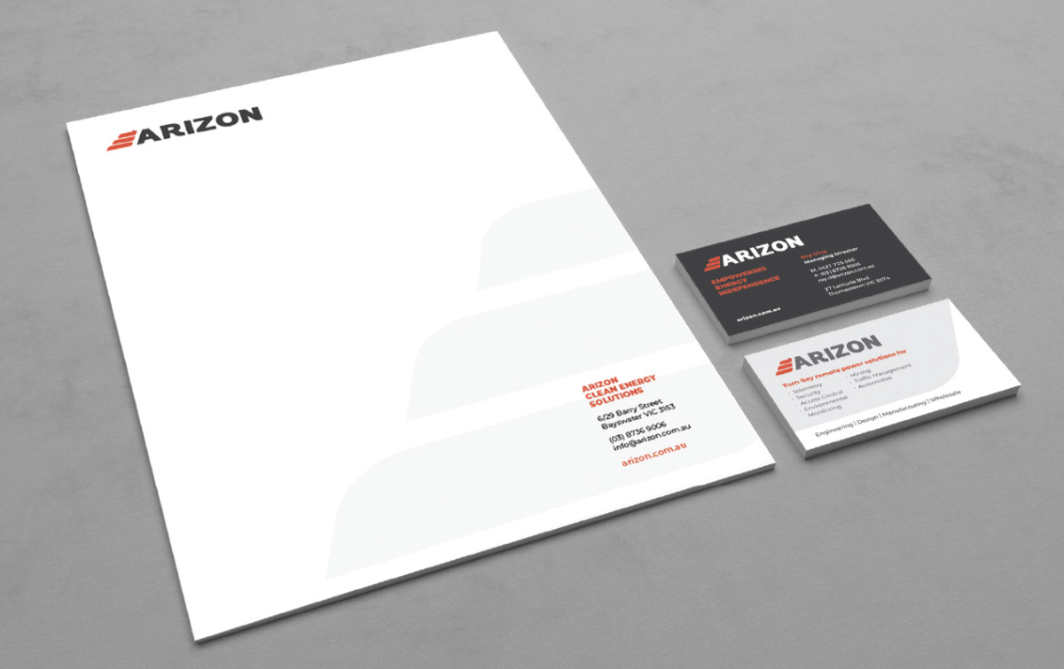 Letterhead design by Melbourne graphic design studio Christie Davis Design