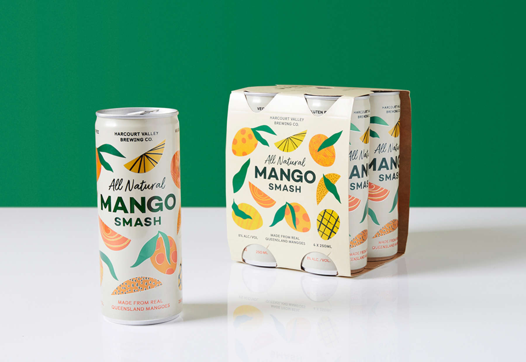 Packaging design Australia by Melbourne packaging designers – Mango Smash.