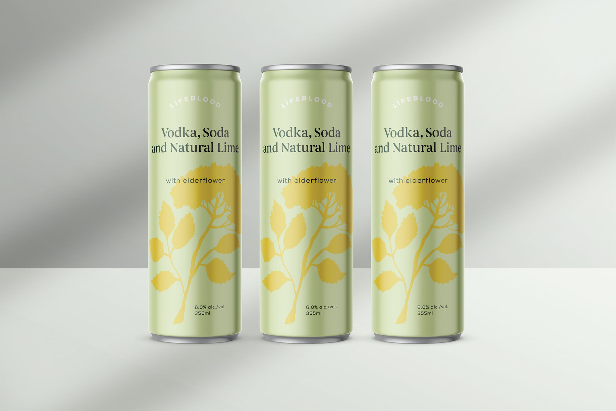 Packaging design Melbourne Multibev vodka lime soda cans