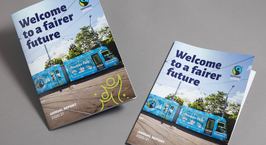 Publication design Melbourne graphic design services by Christie Davis Design for Fairtrade.