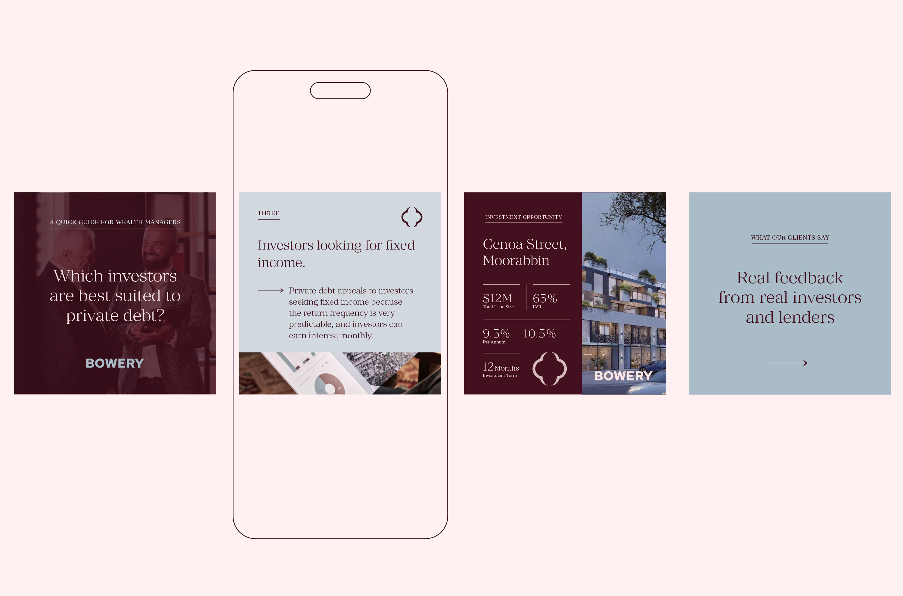 Branding for Bowery Capital – responsive web design